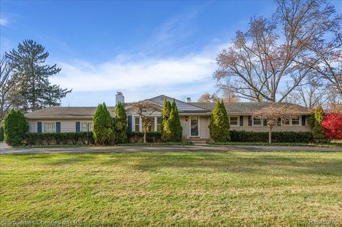 6386 Thorncrest Drive Bloomfield Hills City MI 48301