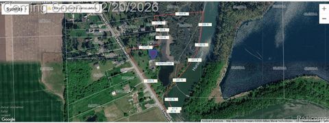 Tiny photo for 7775 S Huron River Drive, Berlin Charter Township, MI 48179 (MLS # 20261009959)