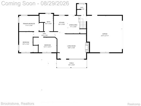 Tiny photo for 6995 Oak Hill Road, Independence Charter Township, MI 48348 (MLS # 20261068321)