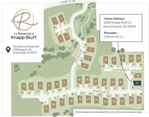 Tiny photo for 2284 Knapp Bluff Court NE, Grand Rapids Charter Township, MI 49525 (MLS # 65025062423)