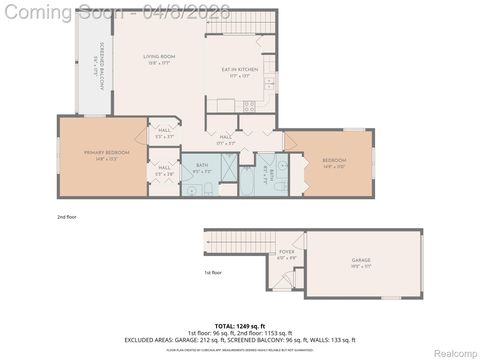 Tiny photo for 2946 Hunley Drive, Ann Arbor, MI 48105 (MLS # 20261020867)