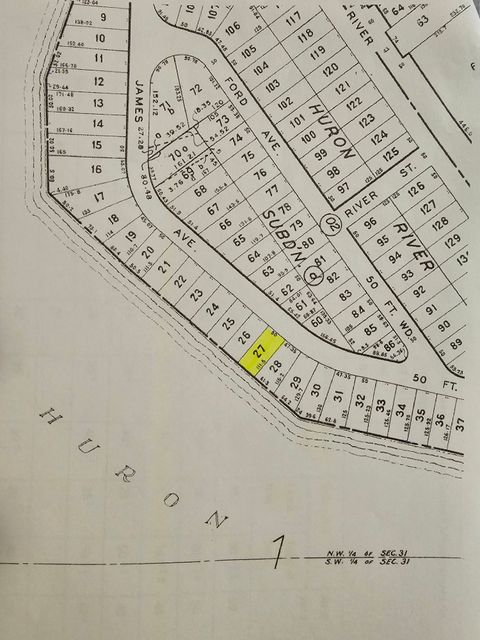 0 James Avenue Flat Rock City Wayne MI 48134