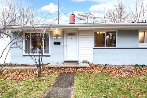 2831 Canterbury Road Ann Arbor City MI 48104