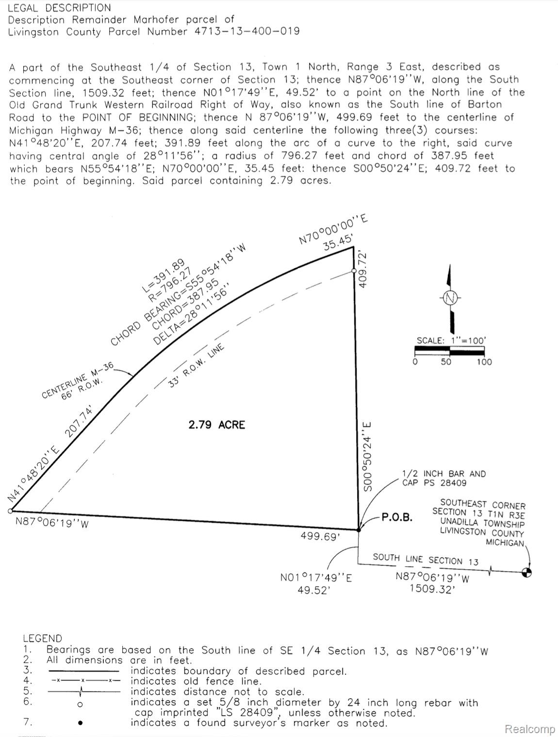 VL 2.79 Acres W M-36