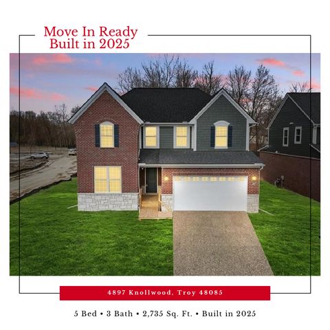 4897 Knollwood Troy City Oakland MI 48085