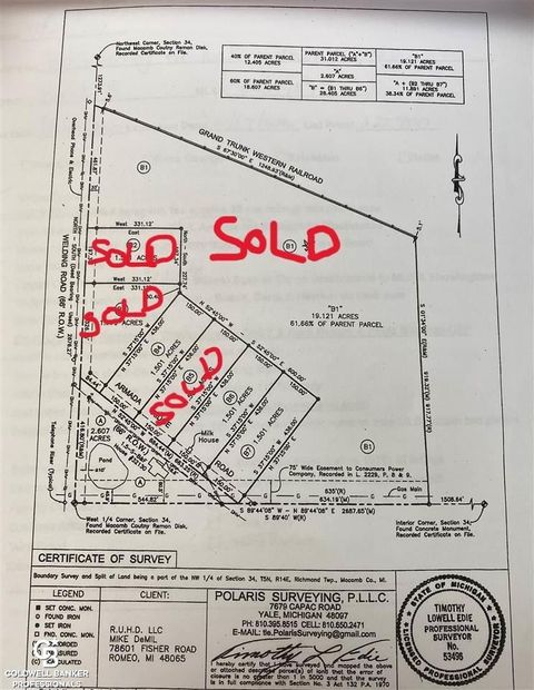 00 Armada Ridge B7 Road Richmond Township MI 48062