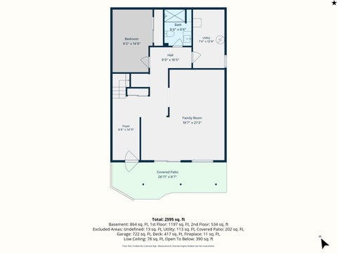 Tiny photo for 1518 Birch St, Blaine Township, MI 49635 (MLS # 78080073019)