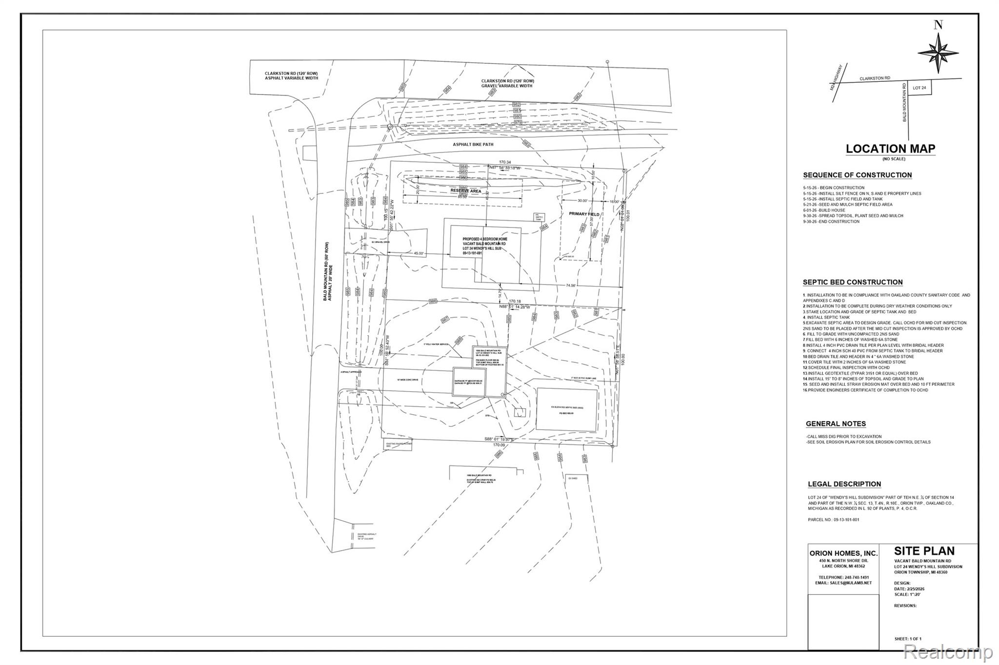 1050 Bald Mountain Road