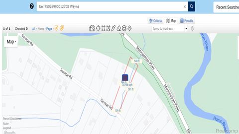 00000 SAVAGE Road Sumpter Township MI 48111