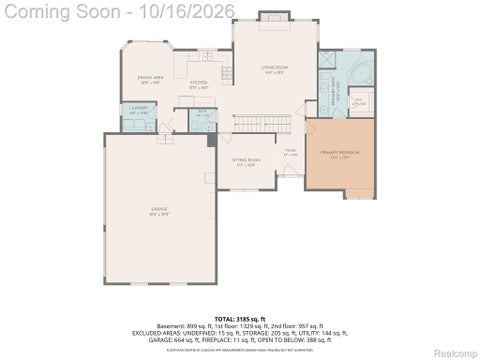Tiny photo for 3592 Prescott Drive, Marion Township, MI 48843 (MLS # 20261082543)