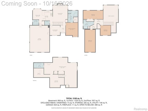 Tiny photo for 3592 Prescott Drive, Marion Township, MI 48843 (MLS # 20261082543)