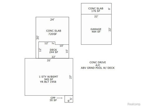 Tiny photo for 20412 Luna Street, Clinton Charter Township, MI 48035 (MLS # 20261083236)