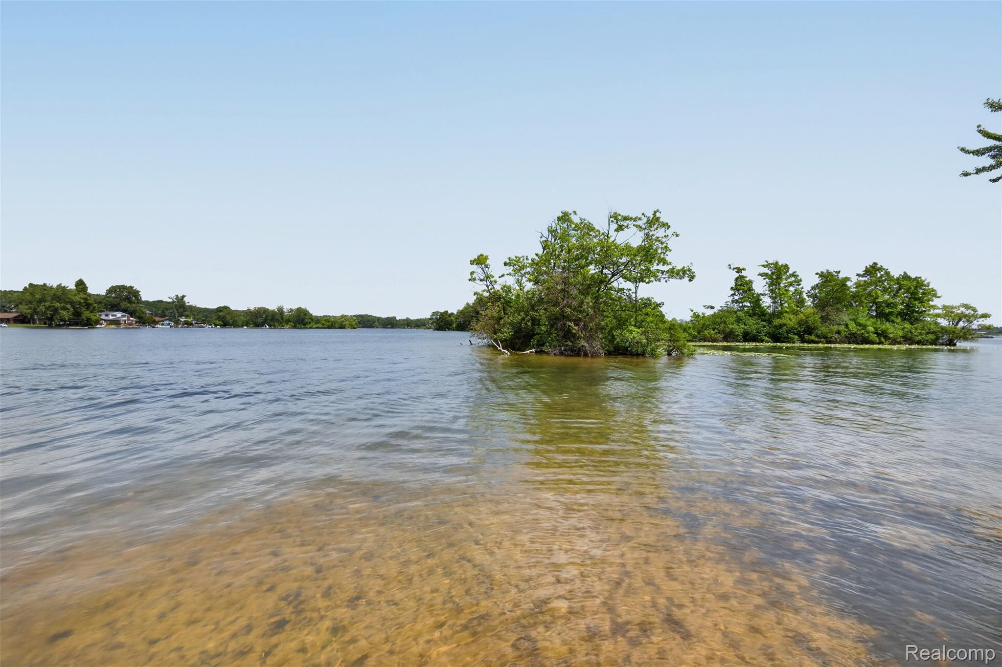 VAC Island on Pontiac Lake