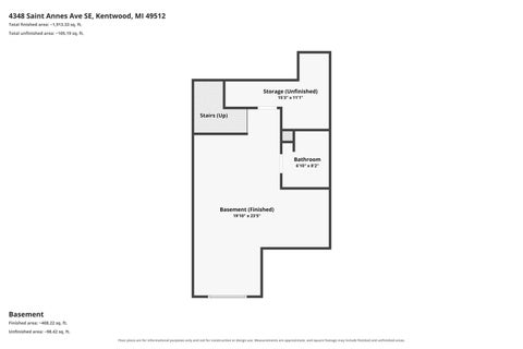 Tiny photo for 4348 St Annes Avenue SE #21, Kentwood City, MI 49512 (MLS # 65026055815)