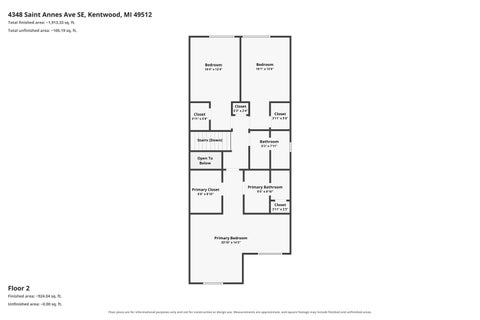 Tiny photo for 4348 St Annes Avenue SE #21, Kentwood City, MI 49512 (MLS # 65026055815)