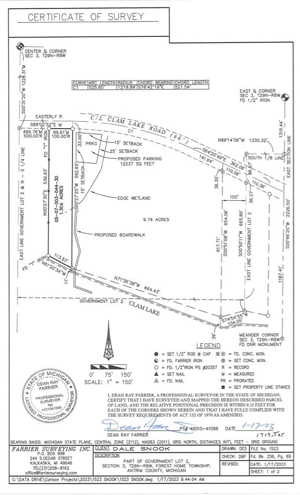 000 Clam Lake Road