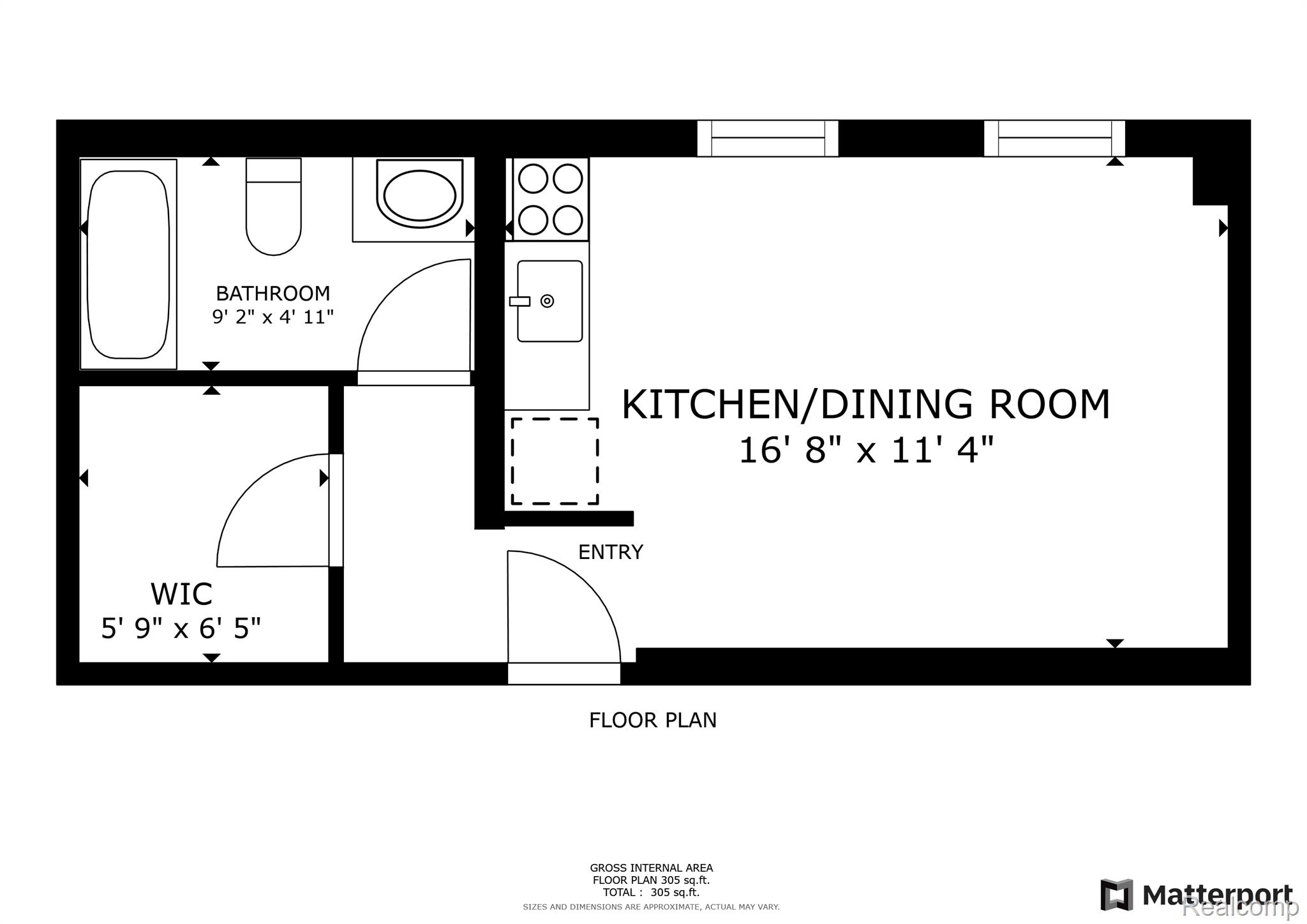 Detroit, Michigan 48202, United States, 1 Bedroom Bedrooms, ,1 BathroomBathrooms,Residential,Active,36739