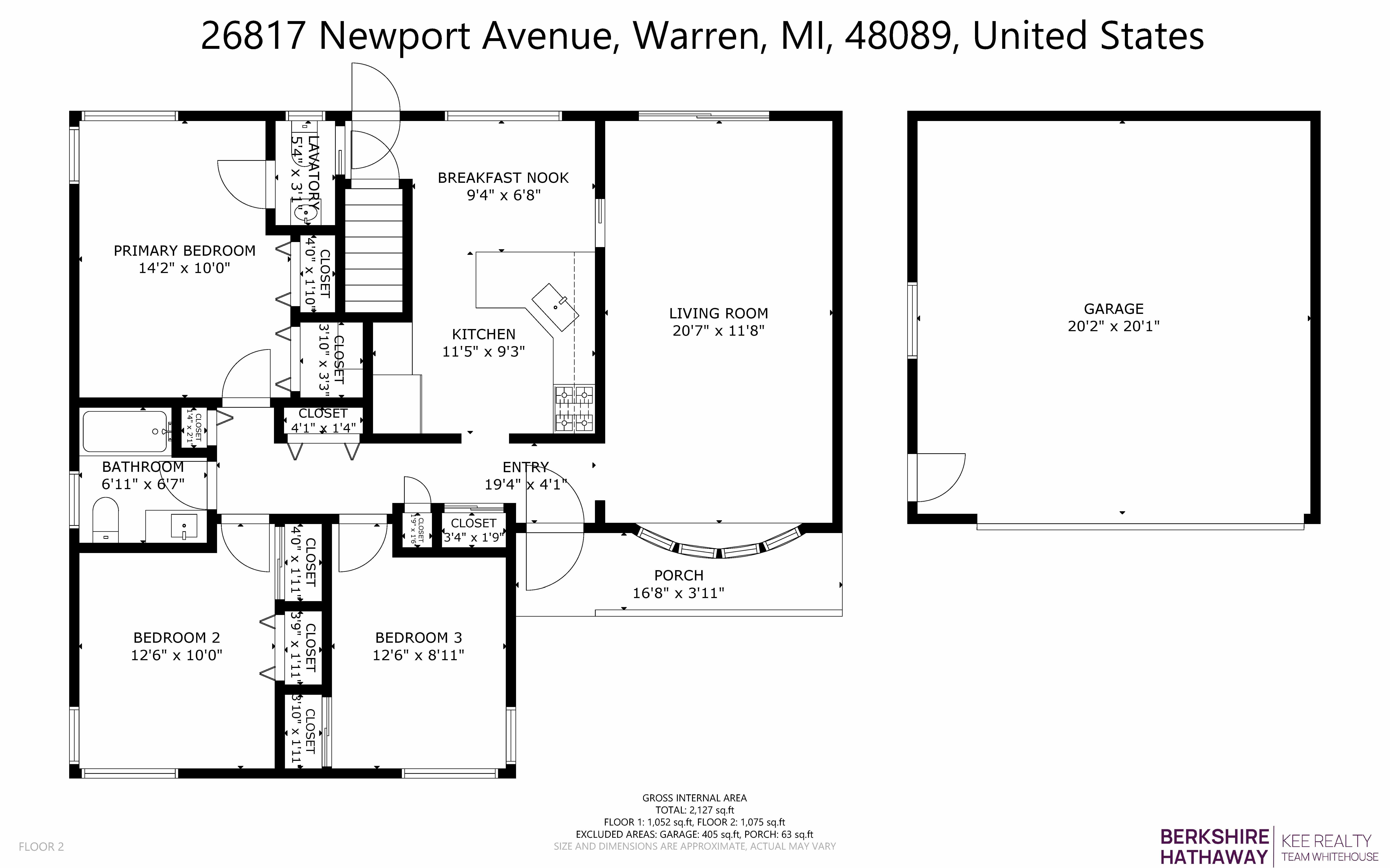 Warren City, Michigan 48089, United States, 3 Bedrooms Bedrooms, ,2 BathroomsBathrooms,Residential,Pending,133267