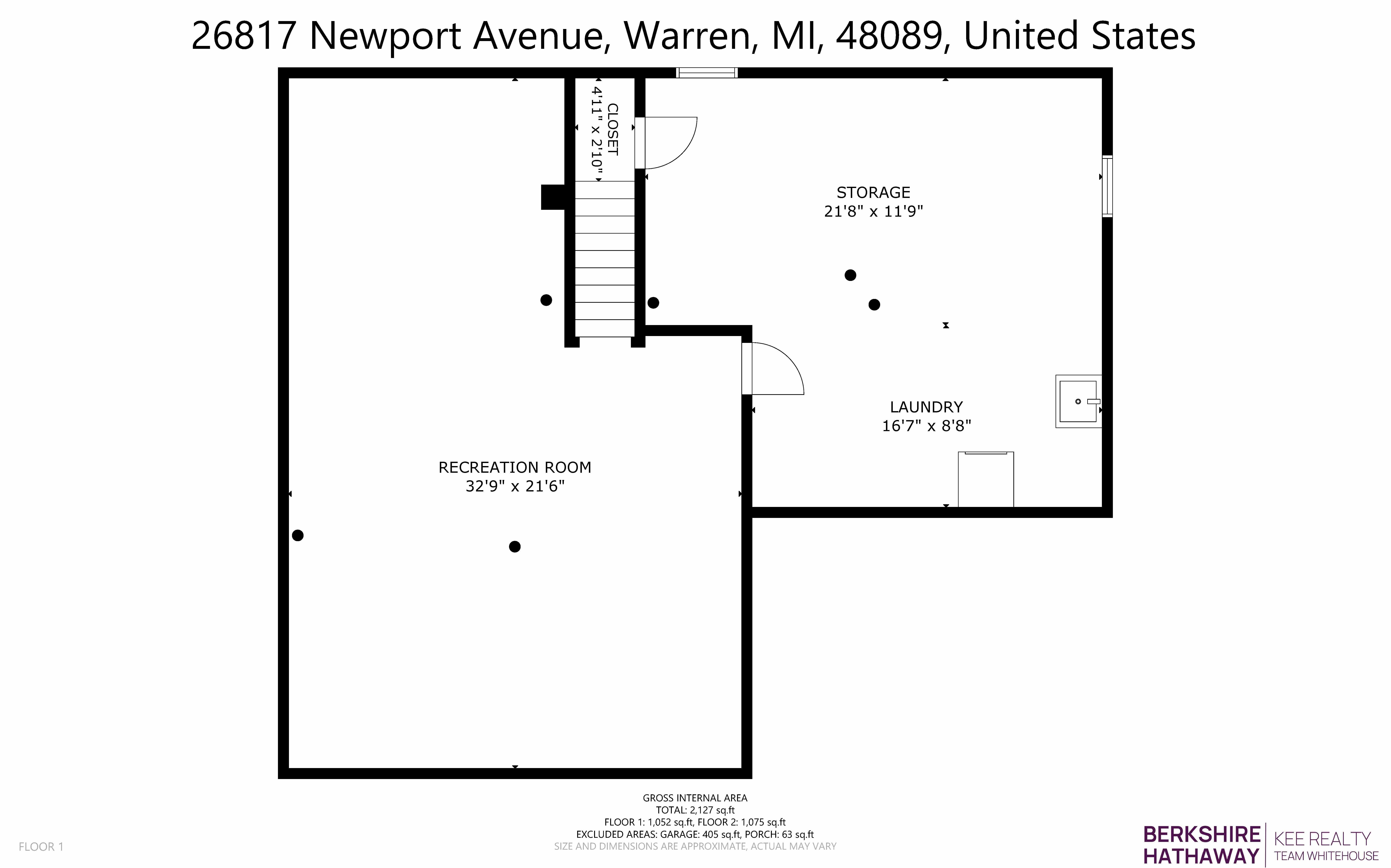 Warren City, Michigan 48089, United States, 3 Bedrooms Bedrooms, ,2 BathroomsBathrooms,Residential,Pending,133267