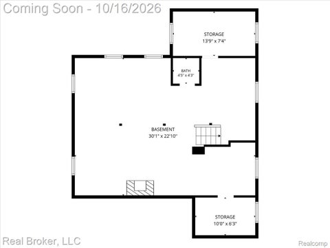 Tiny photo for 22024 Madison Street, St Clair Shores City, MI 48081 (MLS # 20261076528)