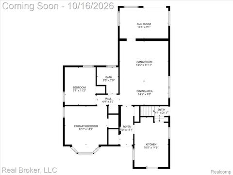 Tiny photo for 22024 Madison Street, St Clair Shores City, MI 48081 (MLS # 20261076528)