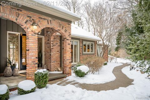 4024 Hidden Woods Drive Bloomfield Hills City MI 48301