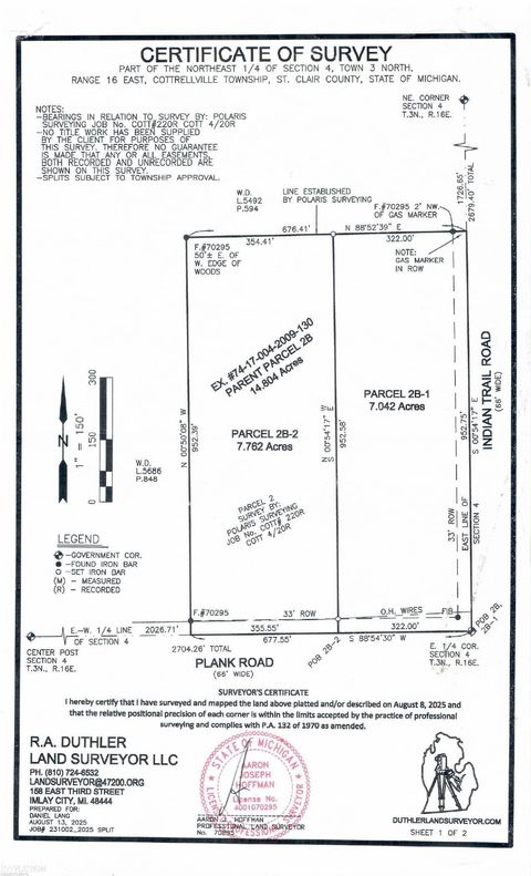 6044 Plank Road Cottrellville Township MI 48039