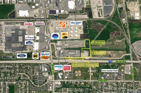 N/A Ford Lane Woodhaven City MI 48183