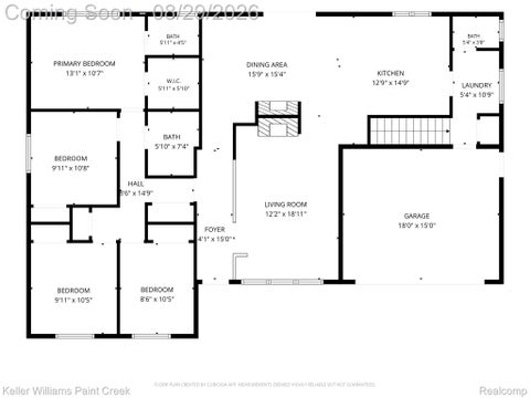 Tiny photo for 11534 Briarcliff Drive, Warren City, MI 48093 (MLS # 20261068598)