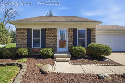 Tiny photo for 889 Hadley Road, Rochester Hills City, MI 48333 (MLS # 20261020351)