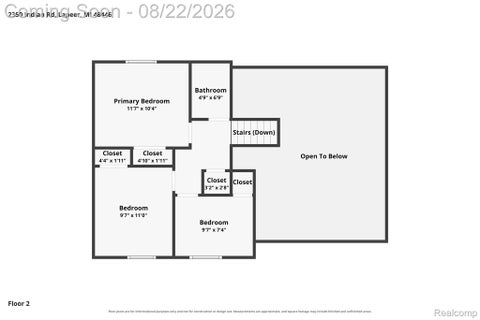 Tiny photo for 2350 Indian Road, Oregon Township, MI 48446 (MLS # 20261064955)