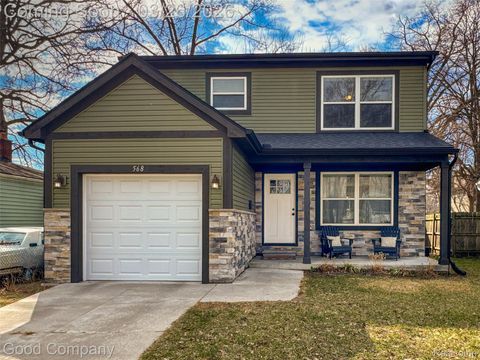 568 E Coy Avenue Hazel Park City MI 48030