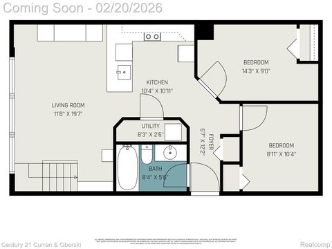 Tiny photo for 101 W Liberty Street #310, Ann Arbor, MI 48104 (MLS # 20261010215)