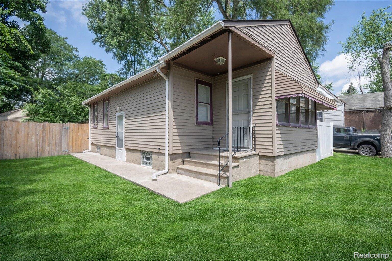 Back of house featuring a patio area
