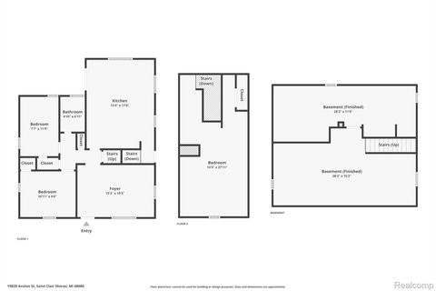 Tiny photo for 19820 Avalon Street, St Clair Shores City, MI 48080 (MLS # 20261016461)