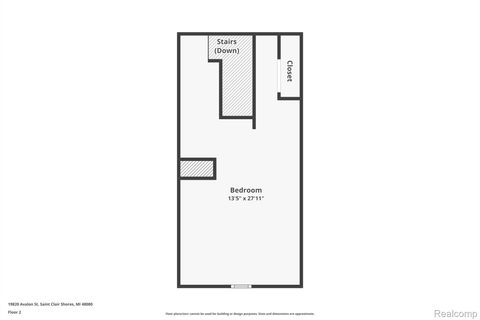 Tiny photo for 19820 Avalon Street, St Clair Shores City, MI 48080 (MLS # 20261016461)