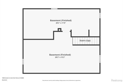 Tiny photo for 19820 Avalon Street, St Clair Shores City, MI 48080 (MLS # 20261016461)