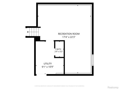 Tiny photo for 819 Woodingham Avenue, Waterford Charter Township, MI 48328 (MLS # 20261083279)