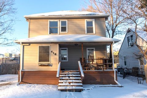 418 W Woodruff Avenue Hazel Park City MI 48030