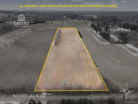 0 Secord Lake Road Addison Township MI 48367