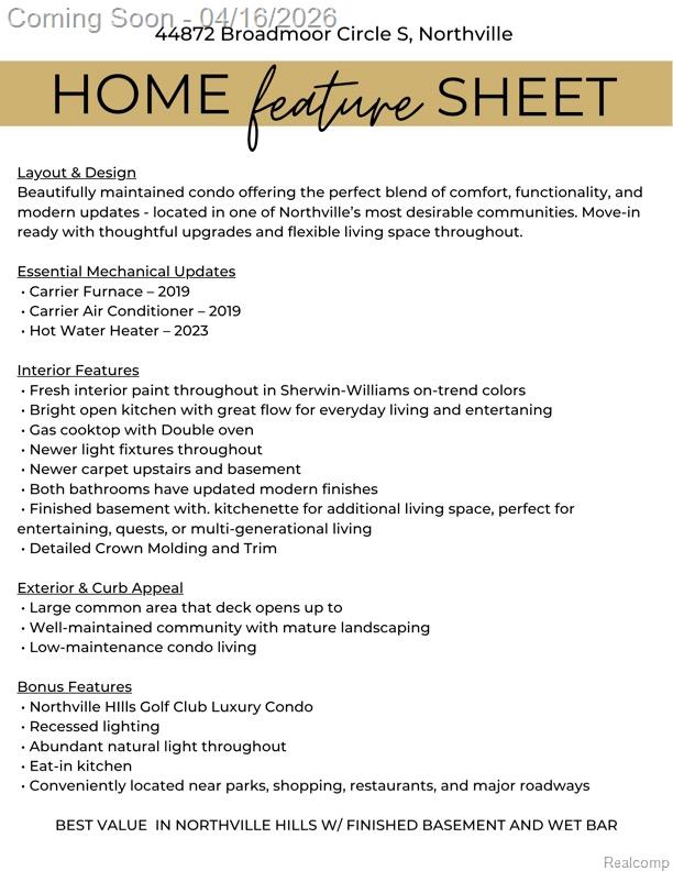 44872 Broadmoor Circle S