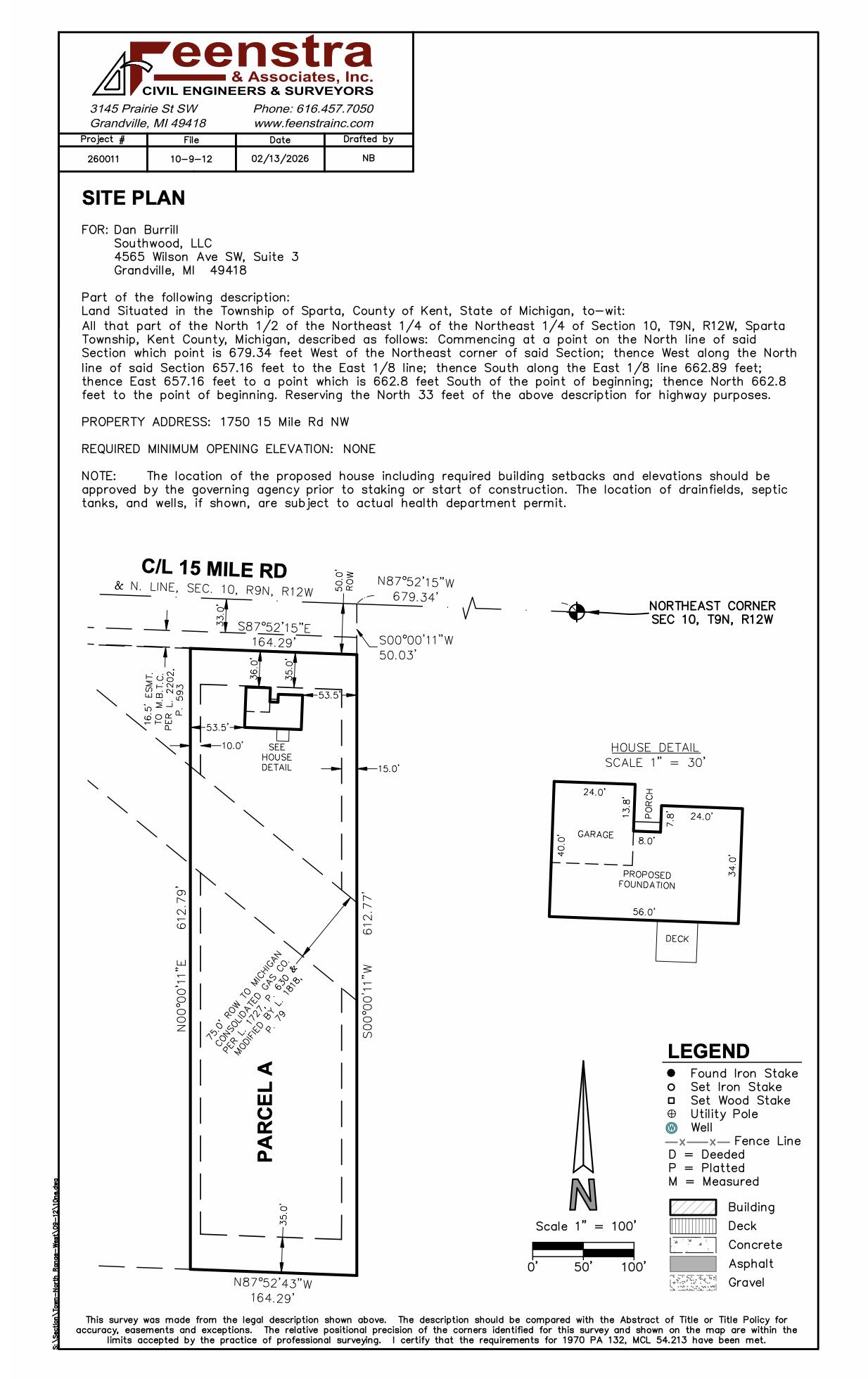 Parcel A 15 Mile Road NW