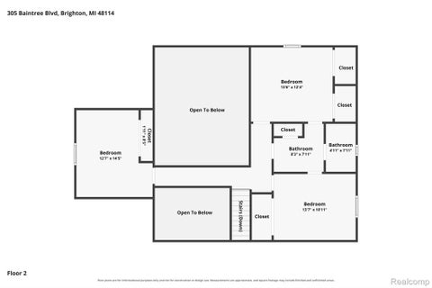 Tiny photo for 305 Baintree Boulevard, Brighton Township, MI 48114 (MLS # 20261069379)