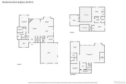 Tiny photo for 305 Baintree Boulevard, Brighton Township, MI 48114 (MLS # 20261069379)