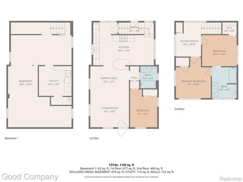 Tiny photo for 1060 W Hazelhurst Street, Ferndale City, MI 48220 (MLS # 20261021688)