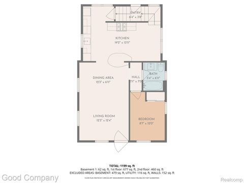 Tiny photo for 1060 W Hazelhurst Street, Ferndale City, MI 48220 (MLS # 20261021688)