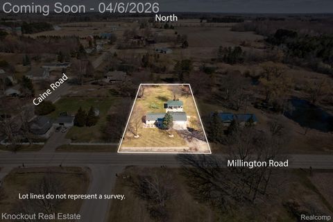 Tiny photo for 4480 Millington Road, Millington Township, MI 48746 (MLS # 20261021819)