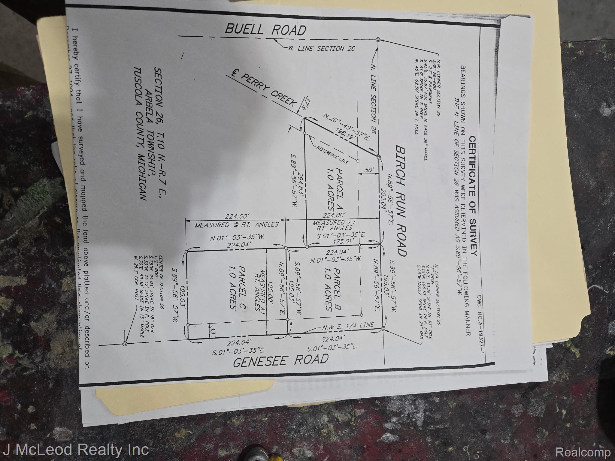 VL 0330 BIRCH RUN RD AT GENESEE Road