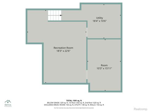 Tiny photo for 37415 Stonegate Circle, Clinton Charter Township, MI 48036 (MLS # 20251060542)