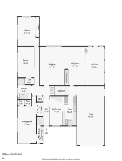 Tiny photo for 22808 Greenview Road, Southfield City, MI 48075 (MLS # 81026045660)
